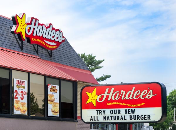Hardees fast food restaurant
